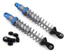 SSD RC 00297 Pro Scale Silver and Blue 90mm Crawler Shocks