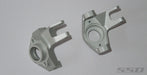 SSD RC 0148 Silver Aluminum SCX10II Pro Knuckles