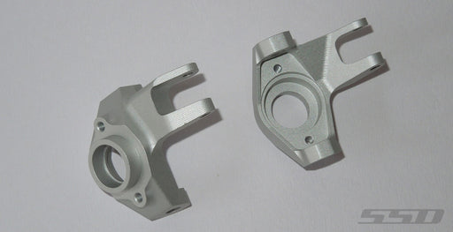 SSD RC 0148 Silver Aluminum SCX10II Pro Knuckles