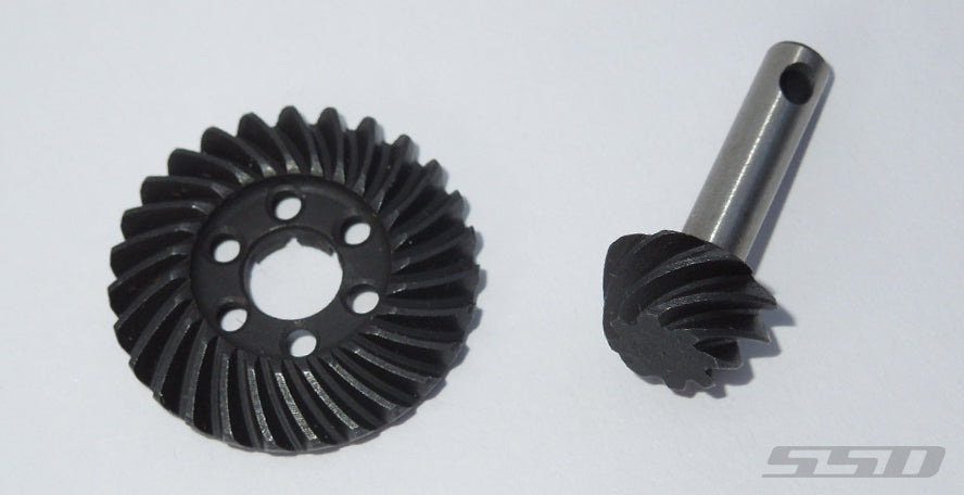 SSD RC 0349 27T/8TAR44 Overdrive 6 Bolt Ring Gear Set for SCX10ii and SSD TK