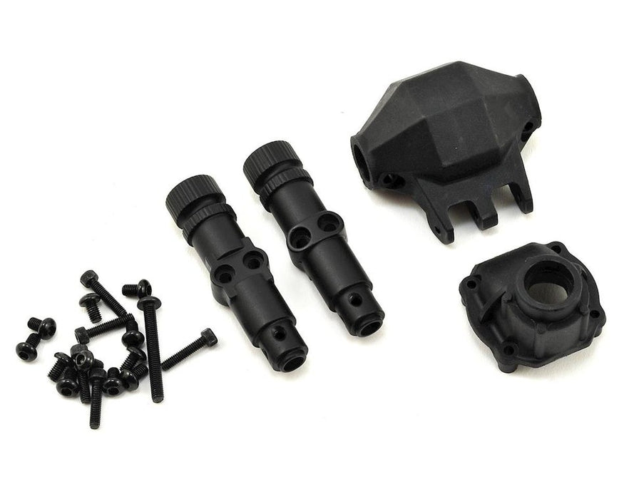 SSD RC 211 Black Diamond Pro Front Axle Case for SCX10II