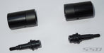 SSD RC 243 Black Rear Portal Axle Delete Kit for TRX-4