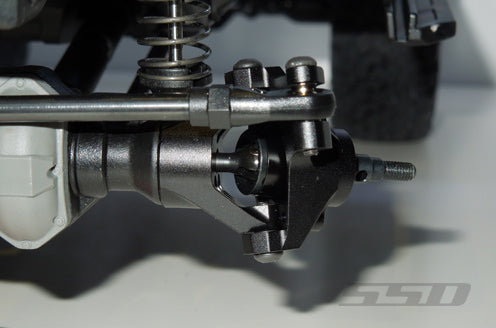 SSD RC 245 Black Front Portal Axle Delete Kit for TRX-4