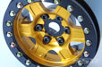 SSD RC 382 Gold Challenger 1.9" Aluminum Beadlock Crawler Wheels 1 Pair
