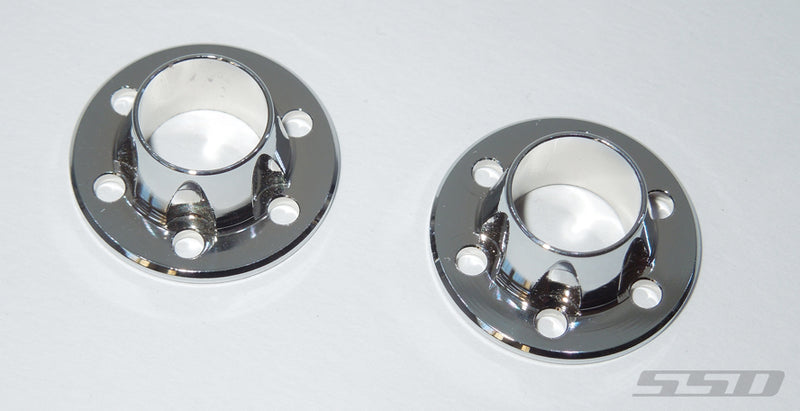 SSD RC 397 Chrome Wheel Center Caps 1 Pair