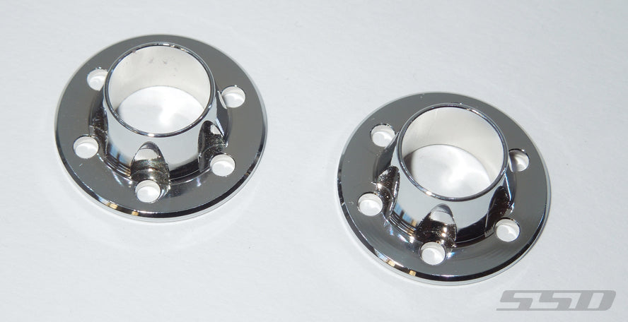 SSD RC 397 Chrome Wheel Center Caps 1 Pair