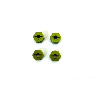 ST Racing Concepts ST3654-14G14mm Clamp Style Green Hex for Stampede 4 Pack