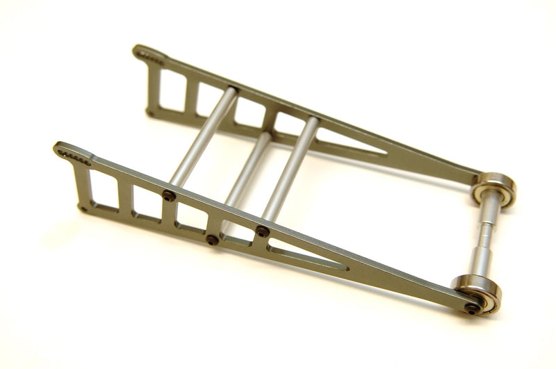 ST Racing Concepts STRST3678WGM Gunmetal Aluminum Adjustable Wheelie Bar Kit for Traxxas 2WD LCG