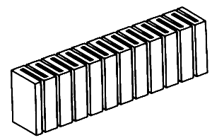Woodland Scenics ST14409B Sub Terrain, Bulk Riser, 4" (8-Pack)