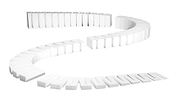 Woodland Scenics ST1410 Sub Terrain, 2% Incline Set (8 Pieces)
