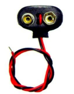 Stevens 5416 Battery Clip for 9V with Wires 2 Pack