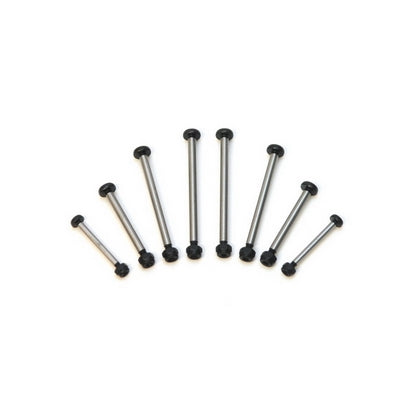STRC SPTST3640BK Black Heat Treated Locknut Style Hinge-pin Kit for Traxxas 2WD Vehicles