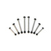 STRC SPTST3640BK Black Heat Treated Locknut Style Hinge-pin Kit for Traxxas 2WD Vehicles
