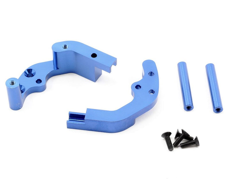 STRC SPTST3677B CNC Machined Aluminum Rear Motor Guard for Slash/Rustler/Bandit (Blue)