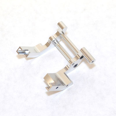 STRC SPTST3677S CNC Machined Aluminum Rear Motor Guard for Slash/Rustler/Bandit (Silver)