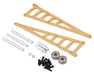 STRC SPTST3678WD Gold CNC Aluminum Adjustable Wheelie Bar Kit, Slash 2WD LCG, Rustler, Bandit