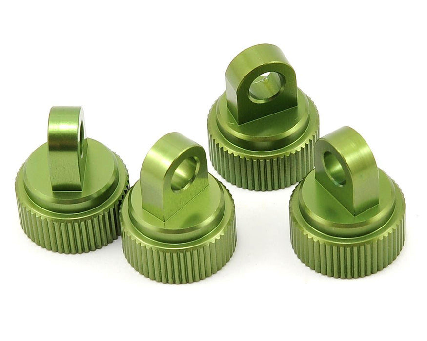 STRC SPTST3767G Green Aluminum Shock Caps for Ultra Shocks 4 Pack