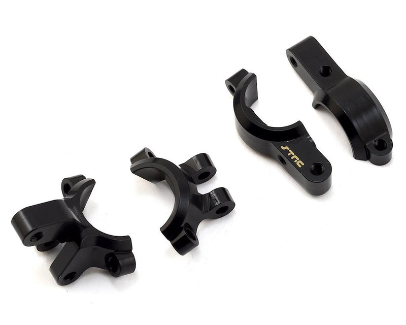STRC SPTSTH116872FBR Black Brass Front Lower Shock and Suspension Mounts HPI Venture