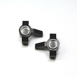 STRC STRTA31381BK Black CNC Machined Aluminum Steering Knuckles for SCX10ii (1 Pair)