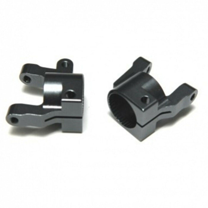 STRC STRTA31382GM Gun Metal CNC Machined Aluminum Precision Front C-Hubs for SCX10ii (1 Pair)