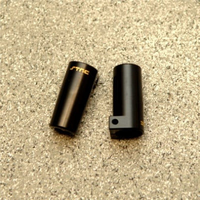 STRC STRTA31383BR Black CNC Machined Brass Rear Lock Out for SCX10ii (1 Pair)
