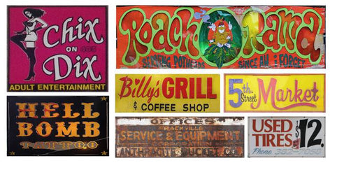 T2 Decals HOSKID002 HO Scale Skid Row Decal Set #2