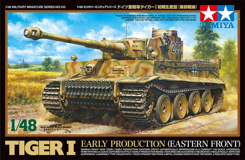 Tamiya 32603 1/48 German Heavy Tiger I Tank Kit