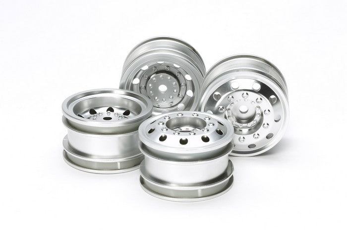 Tamiya 51588 On-Road Racing Chrome Truck Wheels for MAN TGS Trucks