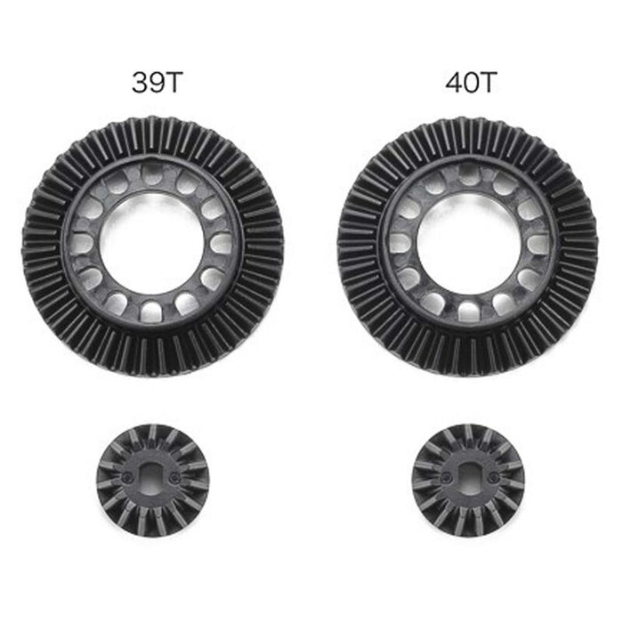 Tamiya 51704 39T/40T Ring Gear Set for XV-02/TT-02 with Direct Coupling