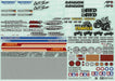 Tamiya 54630 Off-Road Car Sponsor Sticker Sheet