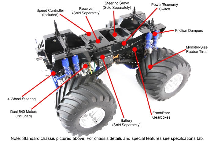 Tamiya 58518 Super Clod Buster RC Kit 