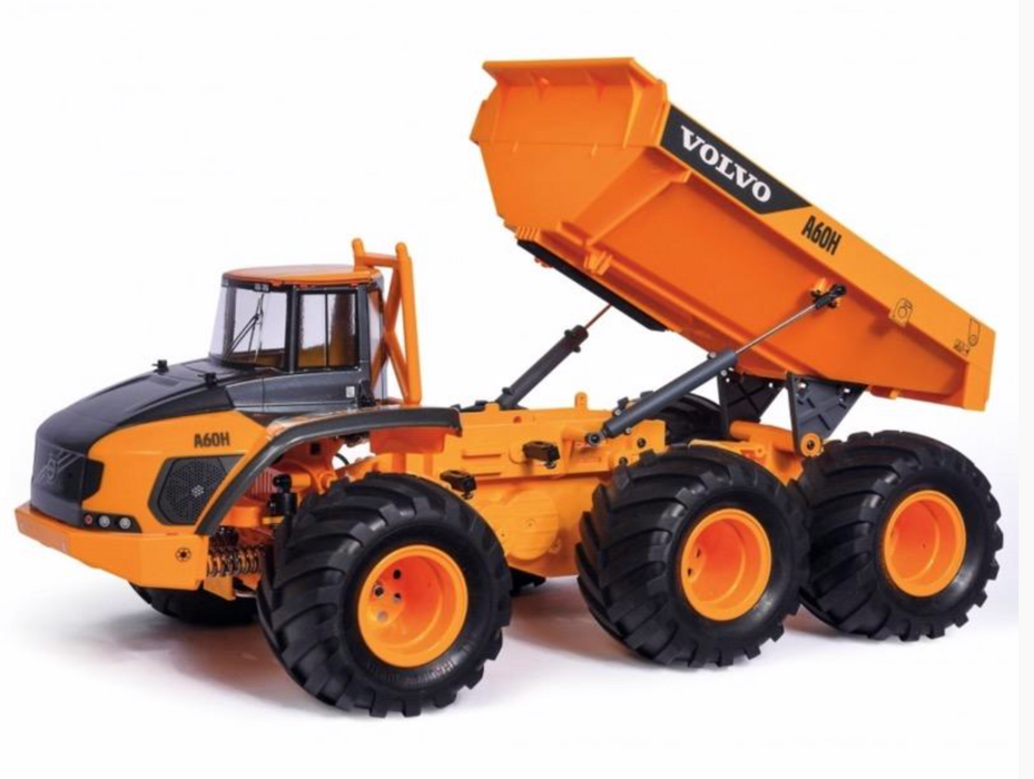 Tamiya 58676 1/24 Volvo A60H Hauler 6x6 G6-01 Kit with Pre-Painted Cab