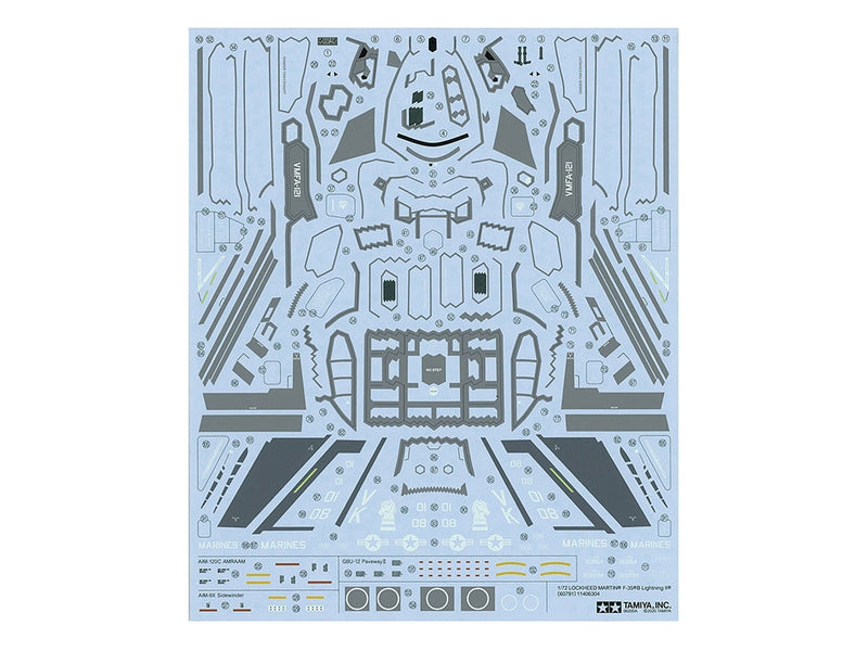 Tamiya 60791 1/72 F35B Lightning II Fighter Jey Model Kit
