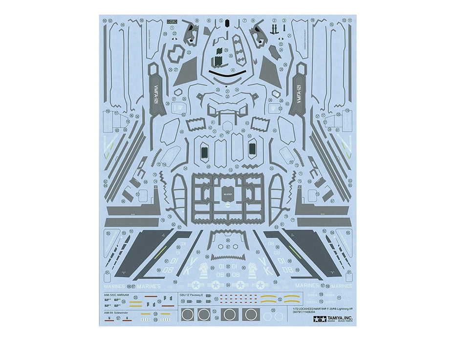 Tamiya 60791 1/72 F35B Lightning II Fighter Jey Model Kit