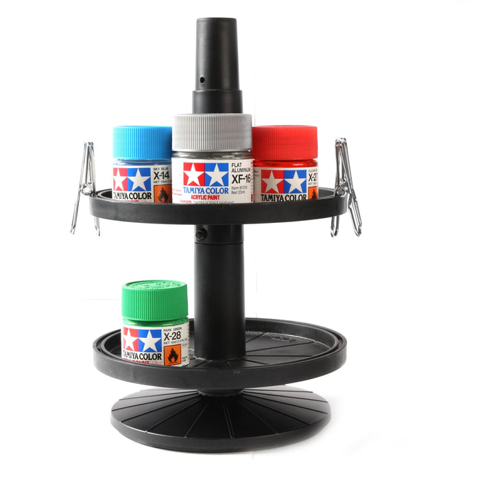 Tamiya 74077 Bottled Paint Stand with 4 Clips