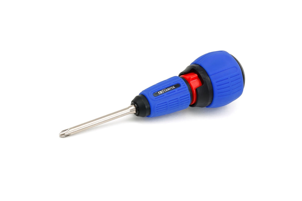 Tamiya 74152 Ratcheting Screwdriver Pro with Long Phillips +