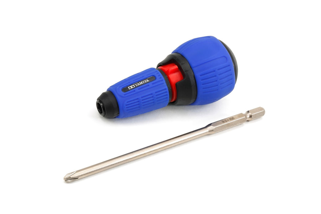 Tamiya 74152 Ratcheting Screwdriver Pro with Long Phillips +
