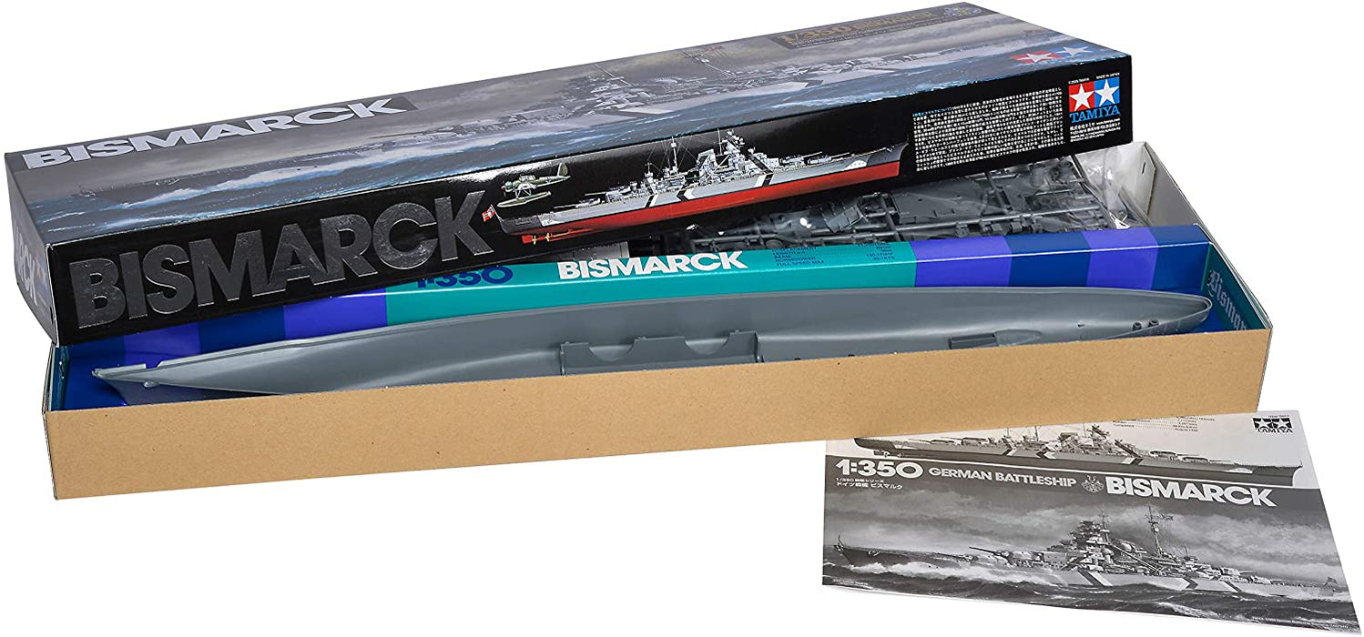 Tamiya 78013 1/350 German Bismarck Battleship Model Kit