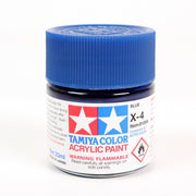 Tamiya 81004 Acrylic X-4 Gloss Blue 23ml (3/4oz)
