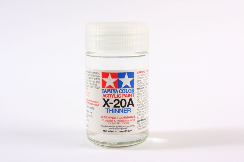Tamiya 81030 Acrylic Poly Thinner X20A 46Ml