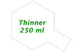 Tamiya 81040 Acrylic Poly Thinner X20A 250ml
