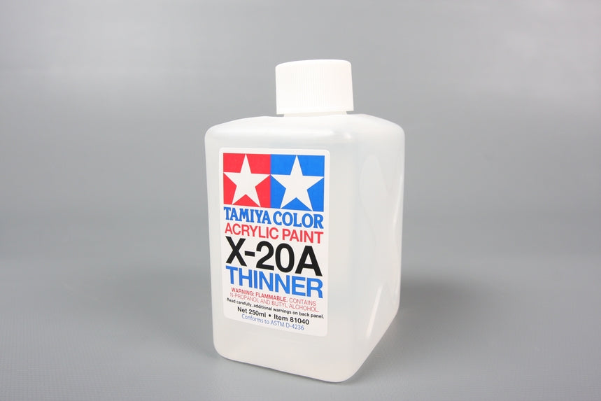Tamiya 81040 Acrylic Poly Thinner X20A 250ml
