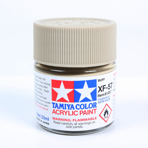 Tamiya 81357 Acrylic Model Paint XF57 Flat Buff 23ml (3/4oz)