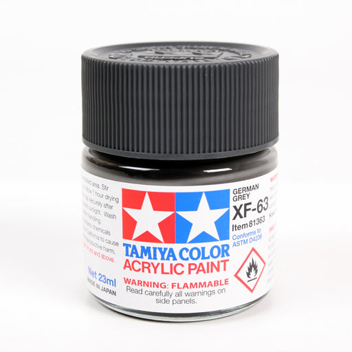 Tamiya 81363 Acrylic Model Paint XF-63 Flat German Gray 23ml (3/4oz)