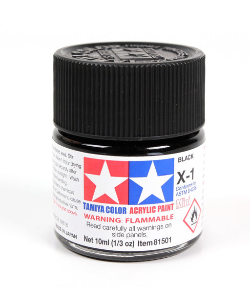 Tamiya 81501 Acrylic Mini X-1 Black