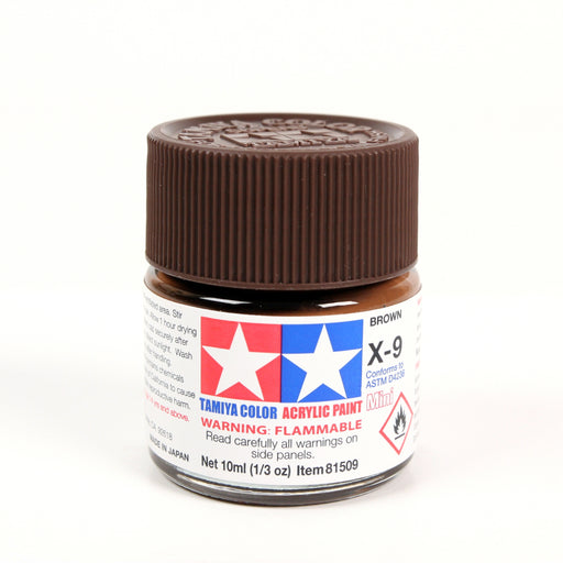 Tamiya 81509 Acrylic Mini MX6 Brown Gloss Finish