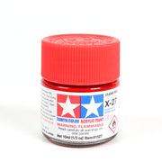 Tamiya 81527 Acrylic Model Paint X27 Gloss Clear Red 1/3oz