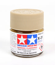 Tamiya 81531 Acrylic Mini X31 Titanium Gold