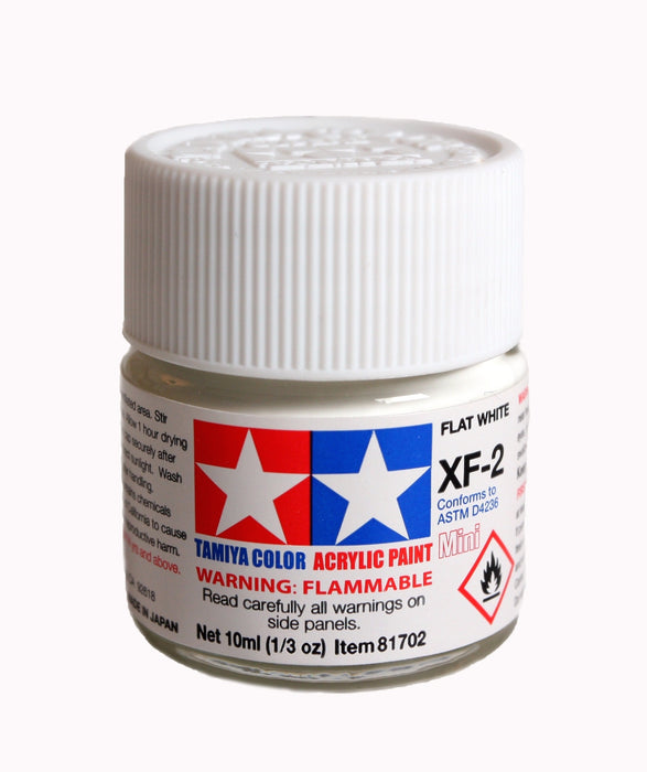 Tamiya 81702 Acrylic Mini XF2 Flat White
