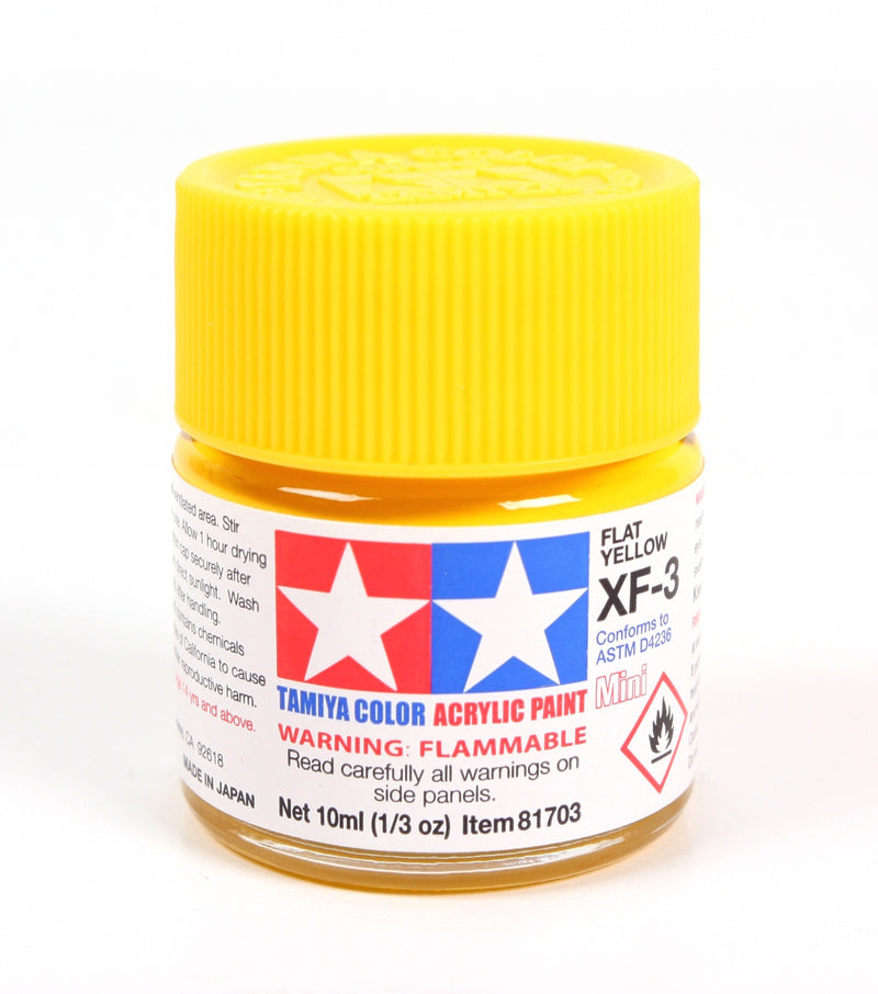 Tamiya 81703 Acrylic Mini XF3 Flat Yellow
